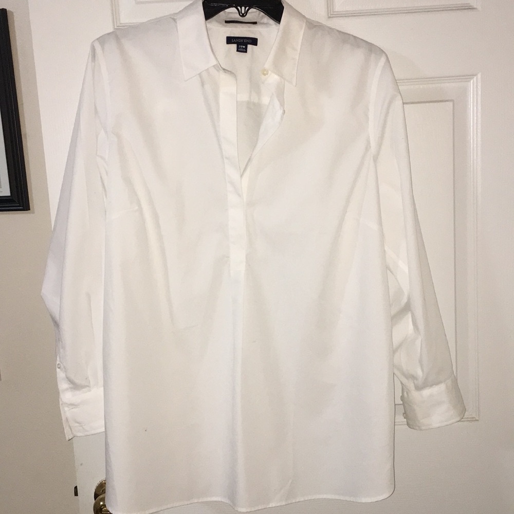 White collared blouse